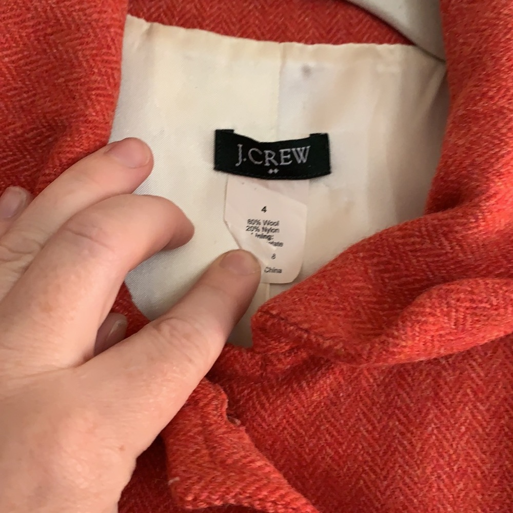 Coral Wool Blazer - Picture 4 of 5